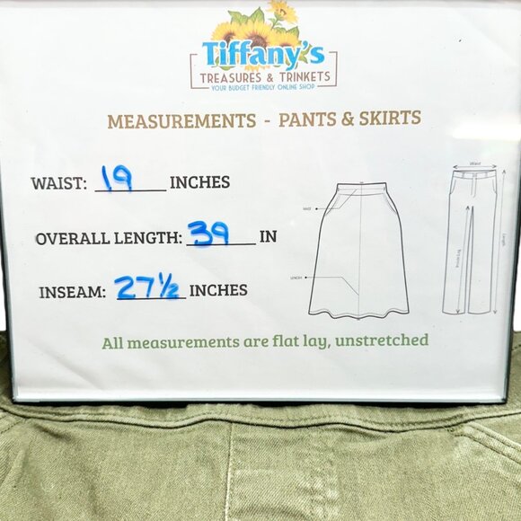 EVRI Jeggings Womens Size 16W Olive Green Stretch Mid-Rise Skinny Leg Pants - Picture 6 of 9